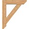 Ekena Millwork Traditional Slat Smooth Bracket w/ Offset Brace, Western Red Cedar, 7 1/2"W x 34"D x 40"H BKT0806X34X40TRA06SWR - alternate 2